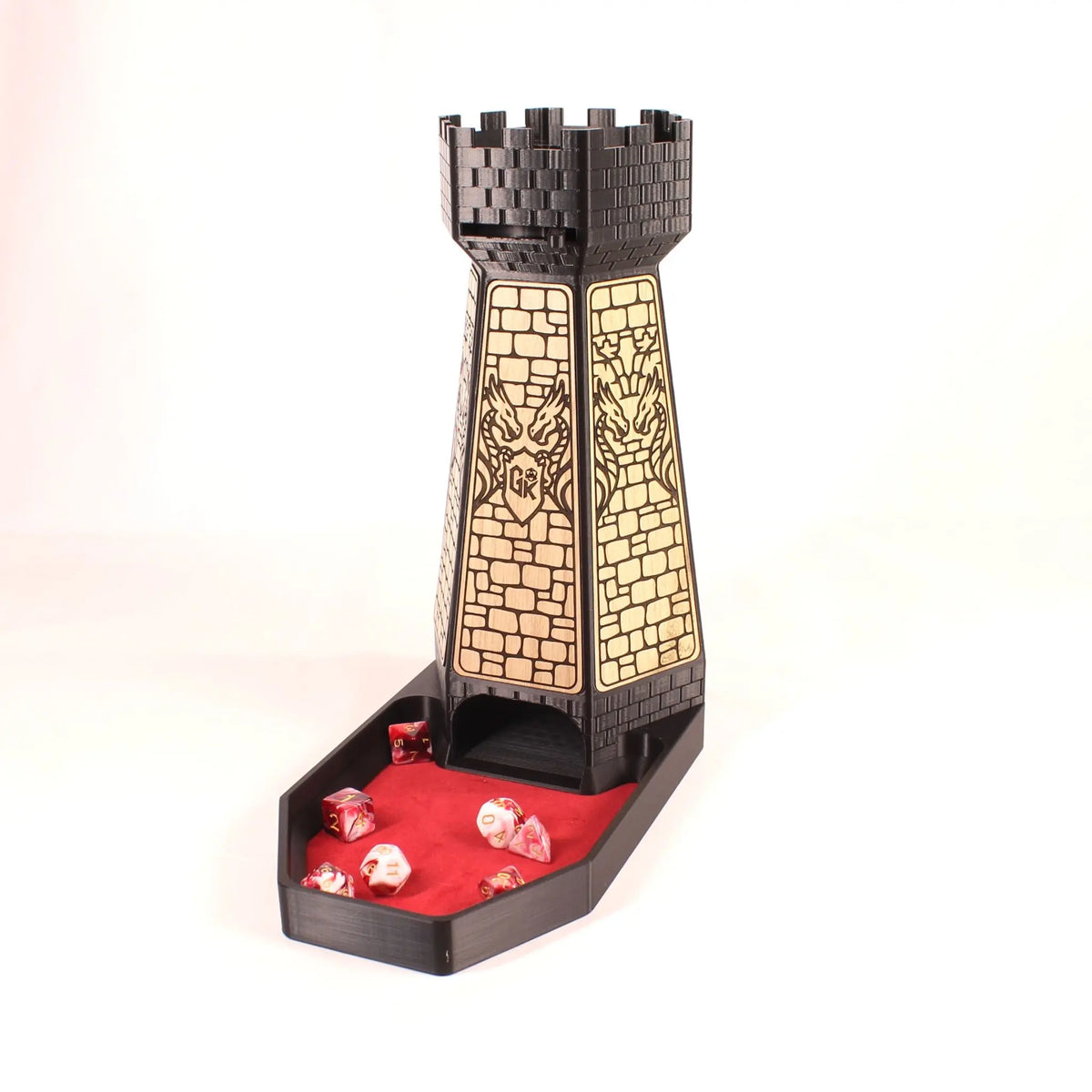 Torre de Dados "Fortaleza del Dragón" con Lanzador Simultáneo