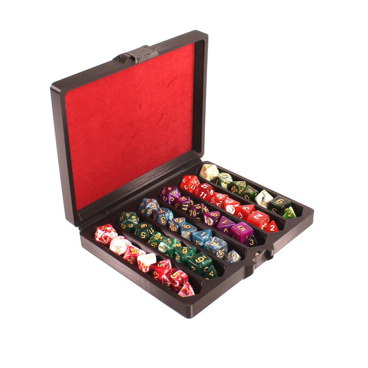 Caja Expositora de Dados Rol (6 Sets) con Bandeja Integrada