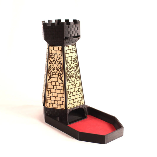 Torre de Dados "Fortaleza del Dragón" con Lanzador Simultáneo