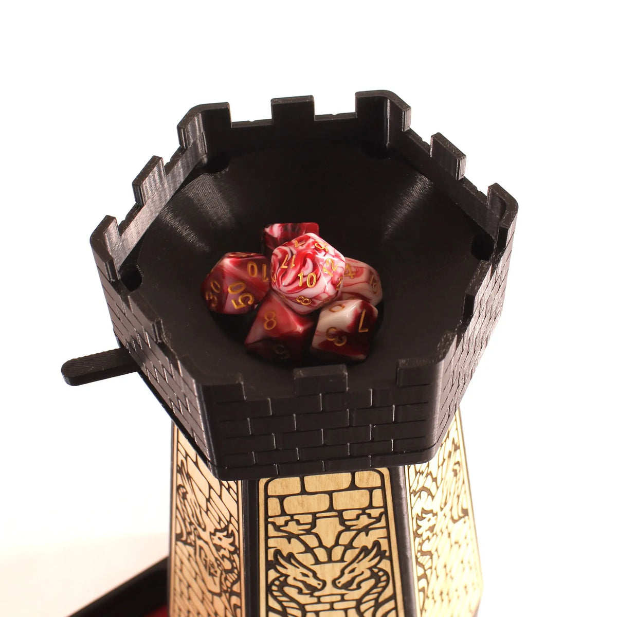 Torre de Dados "Fortaleza del Dragón" con Lanzador Simultáneo