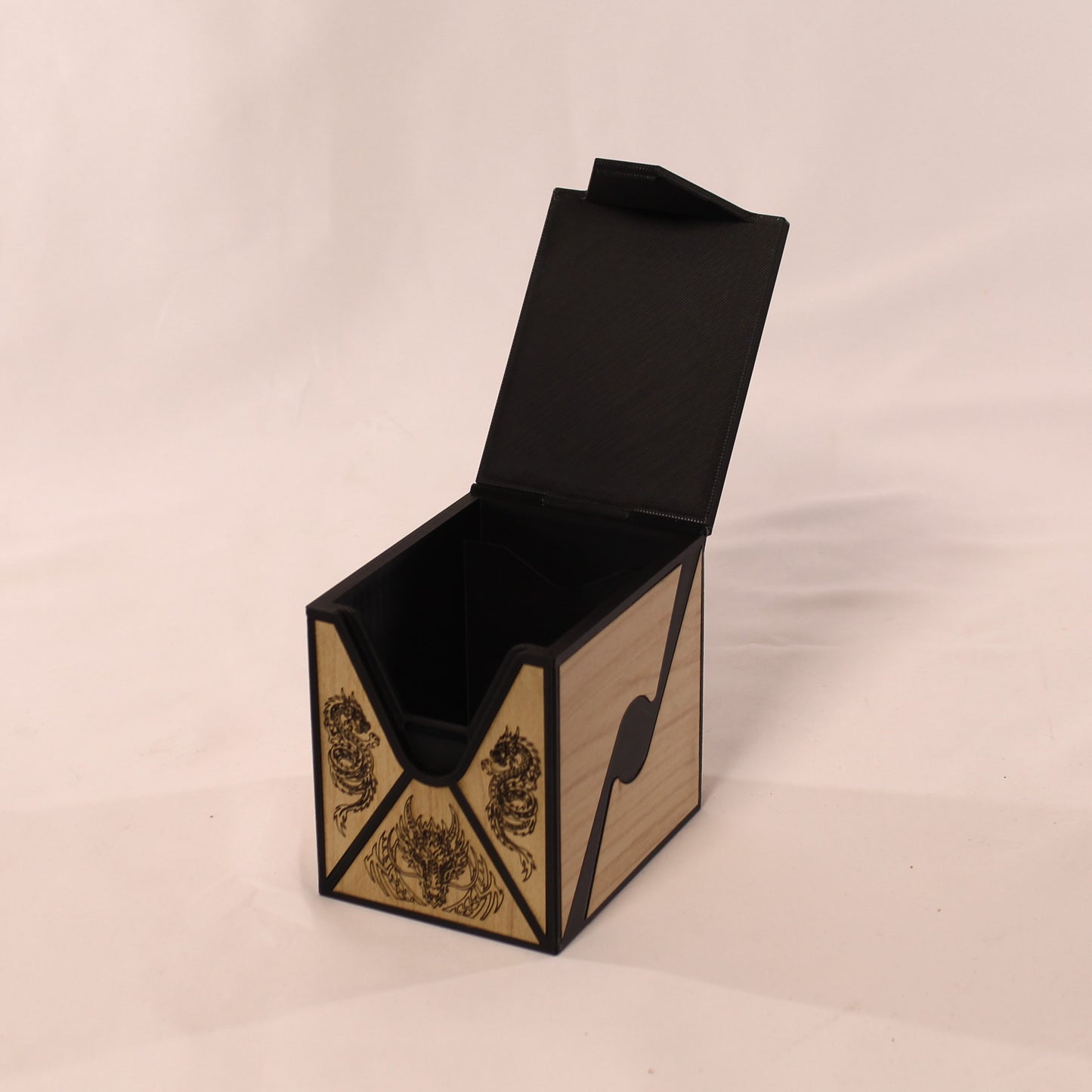 Caja Organizadora para Cartas con Diseño de Dragones